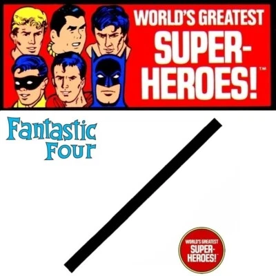 "Figura de acción Mego Invisible Woman Fantastic Four Black Belt Repro para WGSH 8""" Foto 1 de 3