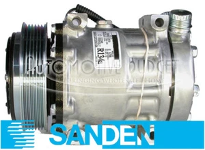 Compresor de aire acondicionado Sanden 4475, 4756 con embrague - NUEVO FABRICANTE DE EQUIPOS ORIGINALES - Imagen 1 de 1