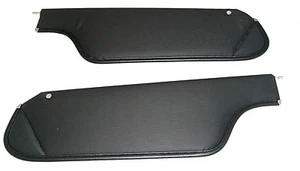 1970 FIREBIRD TRANS AM CAMARO / Z28 - SUN VISOR SET - NON PERFORATED - BLACK  - Picture 1 of 1