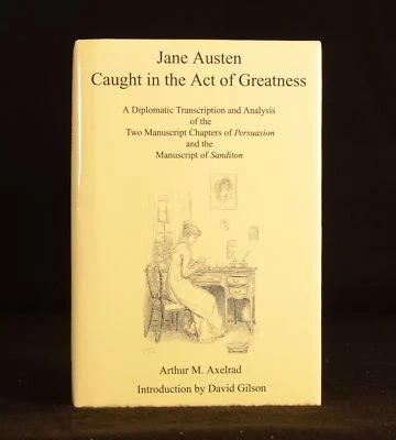 2003 Jane Austen Caught in the Act of Greatness Arthur Axelrad Gilson 1st - Image 1 of 4