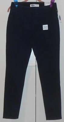 JEGGINGS MUJER ANTIGUOS AZUL MARINO LAVADO OSCURO SÚPER AJUSTADOS - TALLA 8 Foto 1 de 2