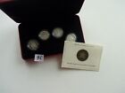 CANADA 2004  50 CENT SILVER  4 TYPE QUEEN ROYAL MINT COIN COLLECTION 