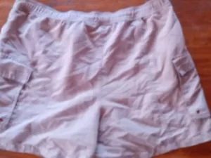 CATALINA BEIGE CARGO SHORTS WOMEN SZ L 12/14 - Picture 1 of 4