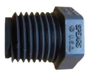 Spears 850-002 Programa 80 Gris Moldeado PVC 1/4" MNPT 140° F Enchufe roscado macho - Imagen 1 de 1