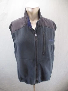 SOLSTICE Size L Mens Full Zip Stand Collar Pocket Sherpa Lined Outdoor Vest 376 - Picture 1 of 12