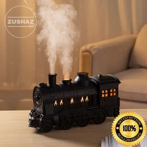 Mini Train Air Humidifier Ultrasonic Aromatherapy Mist Essential Oil Diffuser - Picture 1 of 15