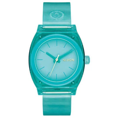 Nixon Women's Watch Time Teller Quartz Turquoise Dial Resin Strap A1215309 - Image 1 of 3