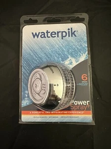 Waterpik Power Spray+ Spray Plus Hochdruck Duschkopf 6 Einstellungen SM-623cgt - Bild 1 von 3