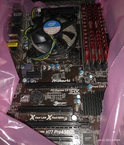 COMBO ASRock H77 Pro4/MVP Motherboard ++ Intel i5-3350P CPU ++ 16GB RAM - Picture 1 of 5