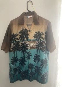 Vintage Islander Hawaiian Men’s Shirt/Large - Picture 1 of 4