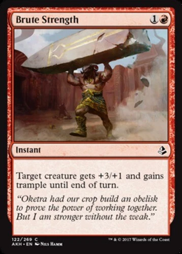 x1 Brute Strength - Amonkhet - NM - MTG - Image 1 of 1
