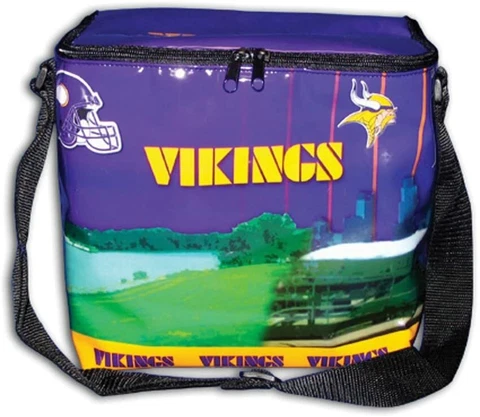 NFL Minnesota Vikings Team Logo Vinyl Cooler Bag Cover