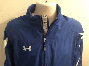 Men's Under Armour Full Zip Jacket Blue Medium - Picture 1 of 8