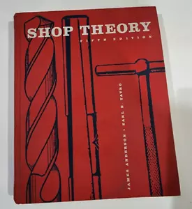 Vintage~Shop Theory Fifth Edition~Hardcover~1968~McGraw Hill, Inc. - Picture 1 of 3