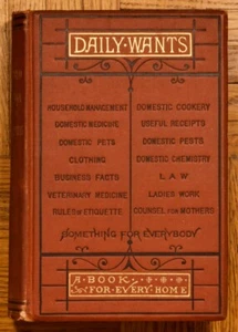 1874 1st HC; The Household Cyclopedia - Alexander V. Hamilton; W. J. Holland - Bild 1 von 12