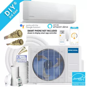MRCOOL 24k BTU 20 SEER Ductless Heat Pump Split System with WiFi - White - Picture 1 of 4
