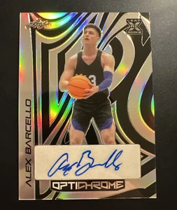 ALEX BARCELLO 2022-23 LEAF Optichrome Black PRISMATIC SIGNATURE AUTO RC 4/7 - Picture 1 of 2