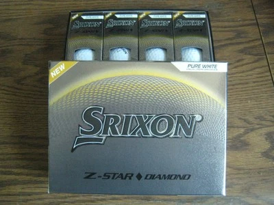 2 dozen BRAND NEW 2025 Srixon Z Star Diamond mens White golf balls