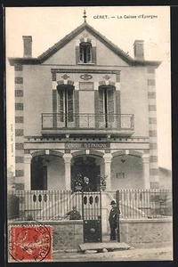 CPA Cèret, La Caisse d´Èpargne 1908 - Picture 1 of 2