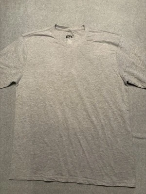 Camiseta UFC 3XL Gris Jaspeado Manga Corta Cuello Redondo en Blanco Nueva Sin Etiquetas Foto 1 de 4