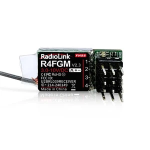 R4FGM V2.3 4 Kanäle Tiny RC Gyro Empfänger für Mini RC Autos 1/28 und Boote, ... - Bild 1 von 8
