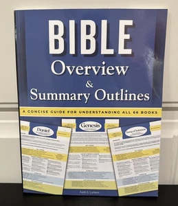 Bible Overview & Summary Outlines A Concise Guide for Understanding all 66 Books - Foto 1 di 9