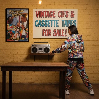 •D.J. JAZZY JEFF AND THE FRESH PRINCE ~ HOMEBASE• (1991 OG PRESSING) (CASSETTE T - Image 1 of 4