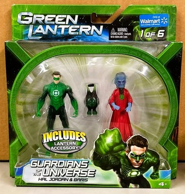 Figuras de acción Mattel Green Lantern Guardianes del Universo Hal Jordan y Baris Foto 1 de 4