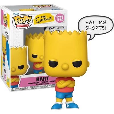 Funko The Simpsons Bart Eat My Shorts POP Television 1742 Collectable Gift