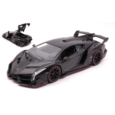 LAMBORGHINI VENENO 2020 BLACK 1:24 Jada Toys Auto Stradali Modellino Nuovo - Immagine 1 di 3