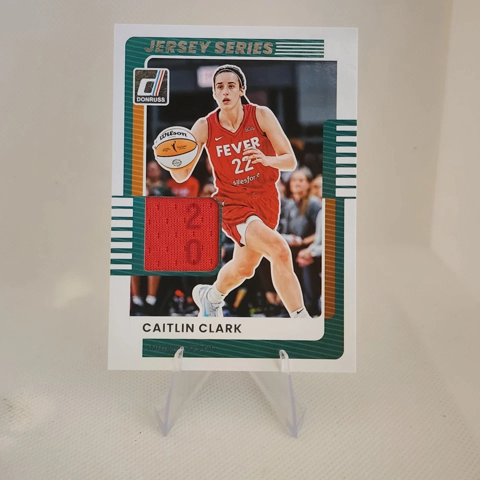 2025 Donruss Caitlin Clark Jersey Series Patch #30 Indiana Fever - Image 1 of 2