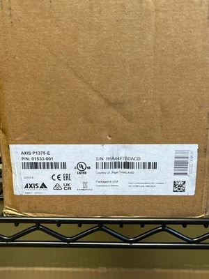 AXIS P1375-E Network Camera (01533-001) - Image 1 of 2