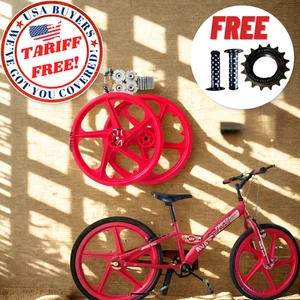 BMX Fahrrad 20" PVC Sportfelge komplett weiß & Farben Laufradsatz Nabensatz Expedited - Bild 1 von 15