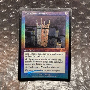 MTG Foil Solemn Monolith Spanish Version NM EX Magic The Gathering No.PM268 - Picture 1 of 5