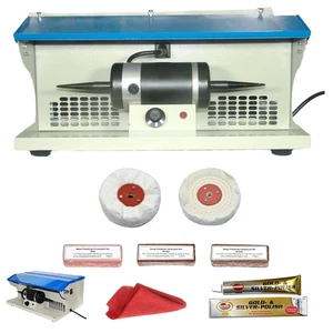 Jewellery Polishing Machine In Cabinet With Extractor & Light 500-8000rpm 200W - Picture 1 of 12