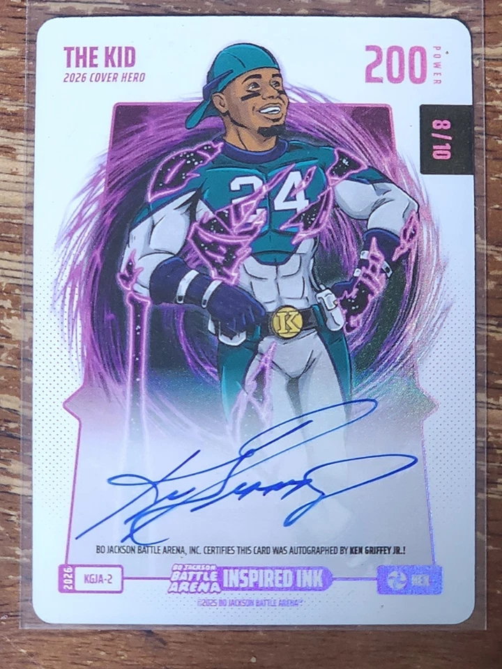 2026 Battle Arena The Kid Ken Griffey Jr. Autograph Card 8/10 KGJA-2 - Image 1 of 1