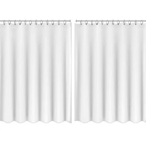 70 in. L x 72 in. W Hotel Grade PEVA Shower Curtain Liner in Gray/Frost 2 Pack - Picture 1 of 7