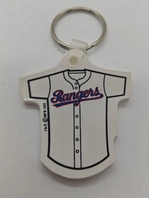 Vintage 1991 NOS Texas Rangers Rubber Key Chain Keyring - Image 1 of 4