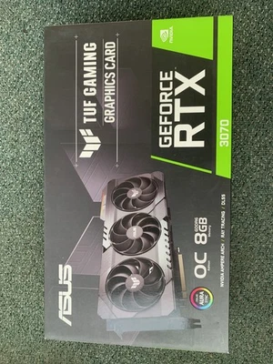 ASUS TUF Gaming GeForce RTX 3070 OC 8GB GDDR6 Graphics Card NVIDIA NON-LHR - Image 1 of 4