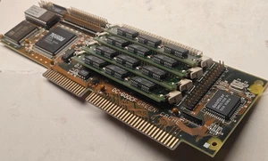 ISA IDE Caching Controller TEKRAM DC-600CF with Harris CS80C286-20 MHz CPU + RAM - Picture 1 of 9