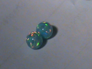 Super Fire Color Opal Beads 5 MM Amazing Color Play 8 Amazing Beads ! - Picture 1 of 1