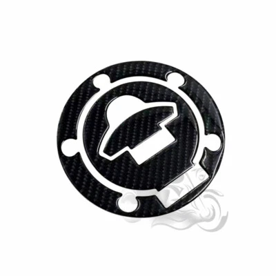 Ajuste para Ducati 1098 848 1198 ST2 ST3 Cubierta Calcomanía Adhesiva Fibra de Carbono Tapa Gas Foto 1 de 2