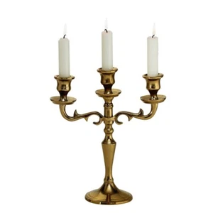 Kerzenleuchter Varas Kerzenständer Metall 3-flammig H 26 cm gold - Bild 1 von 1