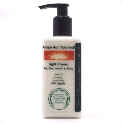 PATCHOULI LIGHT CREAM-New Dawn Organic Handmade Skin Care for Face, Body & Hands - Image 1 of 3