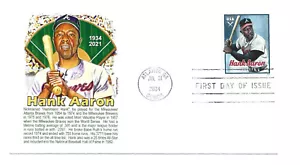 5908 Hank Aaron Panda, FDC - Picture 1 of 1