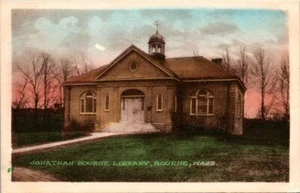 Postal Jonathan Bourne Library Bourne Massachusetts MA - Imagen 1 de 2