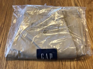 Girls 18 khaki pants chino uniform school wicker adj. waist Gap Kids NEW w/tag - Picture 1 of 6