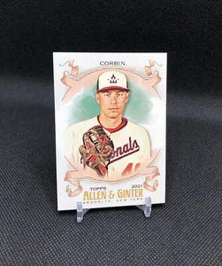 TRUE 1/1! 2021 Topps Allen & Ginter Patrick Corbin 1 OF 1 GLOSSY ONE OF ONE #345 - Picture 1 of 17