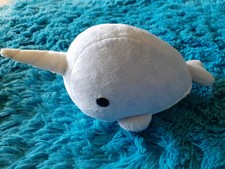 Bellzi light blue Narwhal Cute Stuffed Animal Plush Toy -  Soft Whale Toy P...