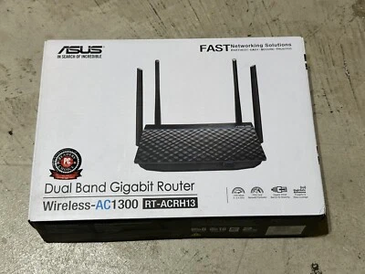 ASUS Router Wireless Dual Band Gigabit AC1300 Fast Lag Free Streaming  - Image 1 of 3